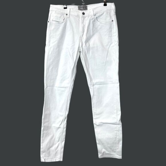 Everlane The Organic Cotton Pant Mid Rise Straight Leg White Women's 30 Tall - Picture 1 of 7